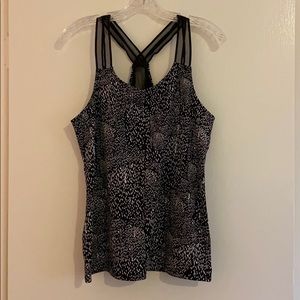 Fabletics Workout Top With Mesh Straps
